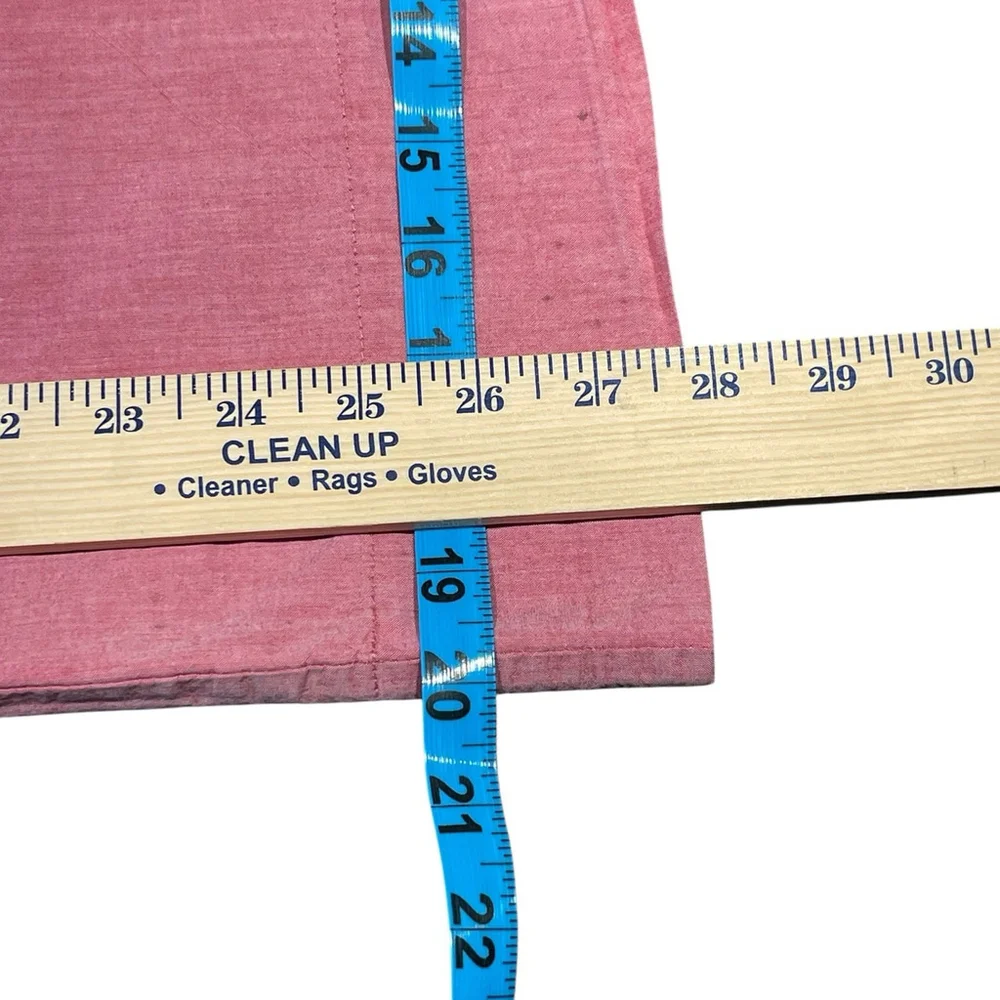 Pottery Barn Kids Pink Light Red Chambray Standard Pillowcase (1) VGUC Read‎